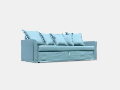 HOLMSUND 3-seater sofa bed Low-poly 3D model