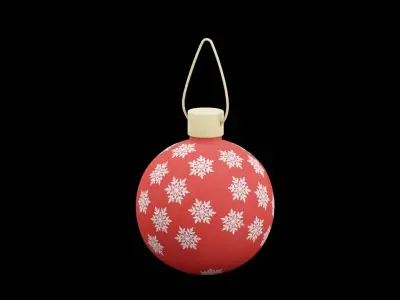 Christmas Ball Low-poly 3D model purchase