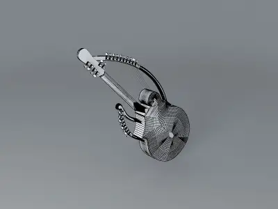 Lyra Harp Guitar Free 3D model