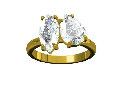 Engagement Ring-44 3D print model