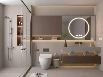 Bathroom 08 3D model