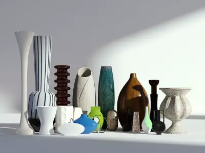 Decoration Set vase 3D model