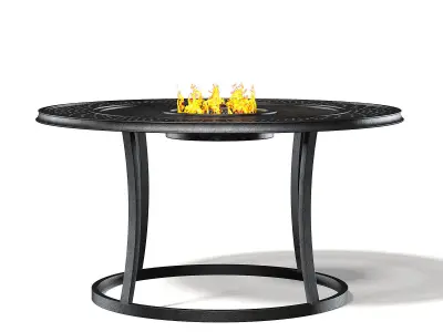 Barbecue Table 3D Model 3D model