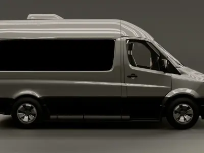 Agile Style Sprinter Van 3D model