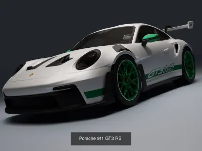 Ultimate Porsche Collection  Detailed Interior 3D Car Pack
