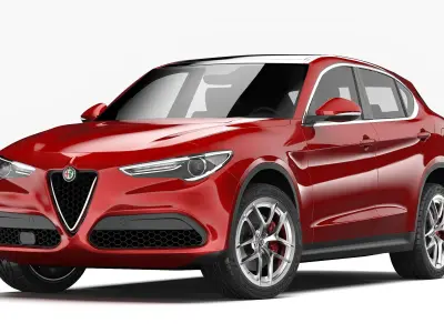 Alfa Romeo Stelvio 2018 3D model