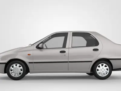 Fiat Siena 1996 - 2002 3D model