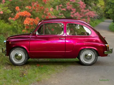 Fiat 600  3D model