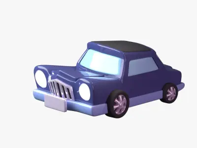 Car 3D Illustration 3D model