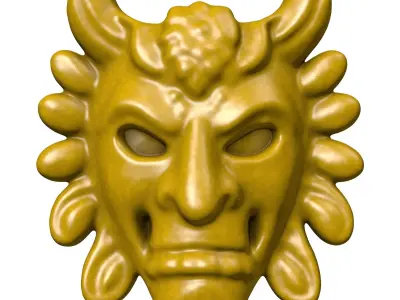 Tribal Mask 4 3D print model