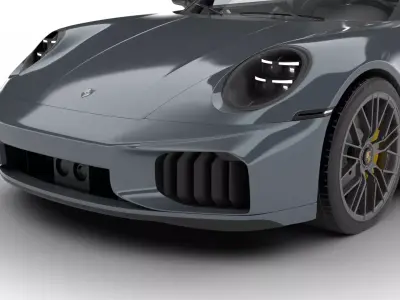 Porsche 911 Carrera Turbo S 2026 3d model 3D model