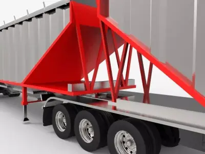 Rail Hopper Low-poly 3D model