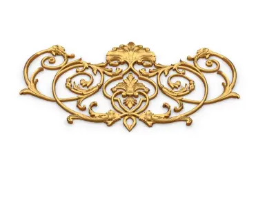 Classic decor ornament 308 3D model