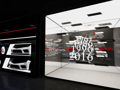 exhibition booth  3D model