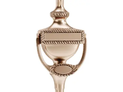 Black Front Door Knocker 3D model