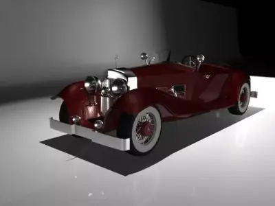 Benz 540k 3D model