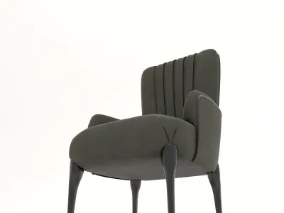 Modern Chair 4 - Epoquesalotti Pantelleria  3D model