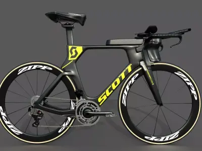 Scott Plasma S time-trial bike 3D model