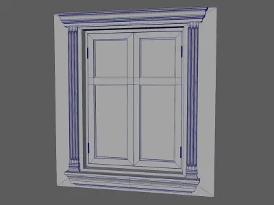 Window Styles Exterior Architecture Facade Design Residential  Free low-poly 3D model