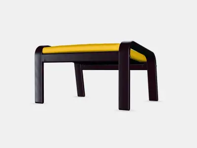 POANG Footstool 30 Low-poly 3D model