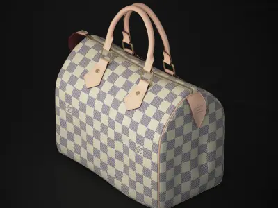 Louis Vuitton Speedy 25 Bag Low-poly 3D model