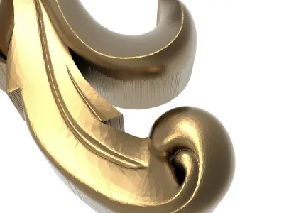  decorative pattern ready for 3D printing 3D model 372