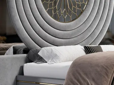 Torento Bed By Evgor Luxury 3D model