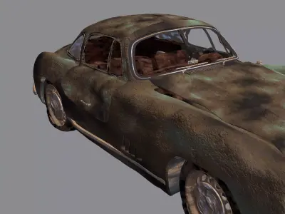 WRECK CAR 4 3D model