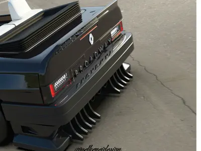 Renault broadway custom cabrio 3D model