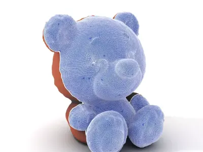 Cuddly Brown Bear model pack Low-poly 3D model