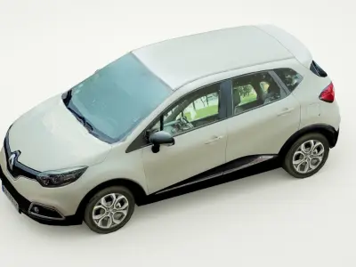 Renault Captur 2015 Low-poly 3D model