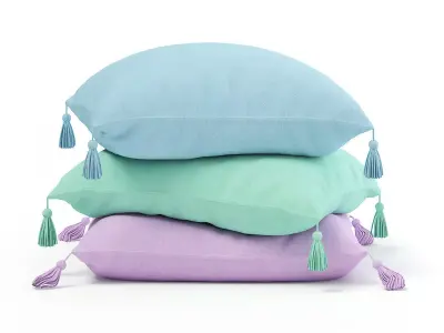 Three Pillows 3D model