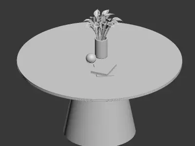 The Winston Dining Table 3D model