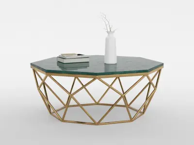 Coffee Table Set 03 3D model