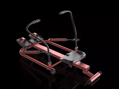 Modified Dual Sculling Rowing Machine Free 3D model