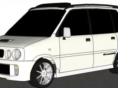 perodua kenari  3D model
