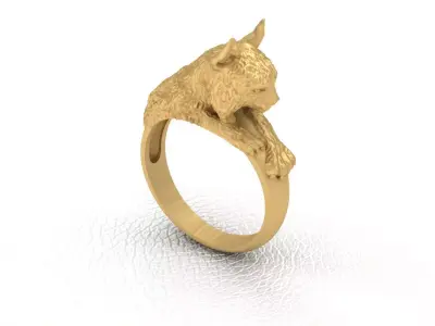 Lynx Ring 3D print model