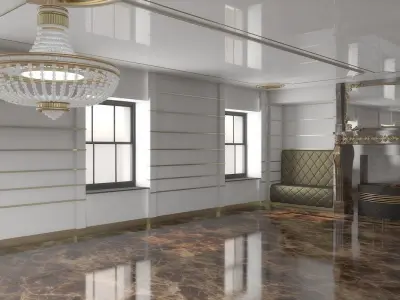 Classic Luxury Interior 3D 3D model