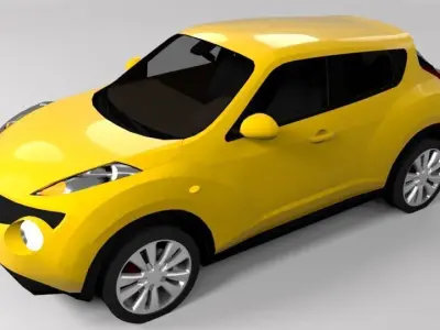 NISSAN JUKE LOWPOLY Low-poly 3D model