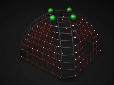 Teenagers Outdoors Toys 3D model