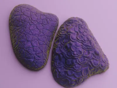 Realistic Decorative Oyster Shell vol 10 3D print model