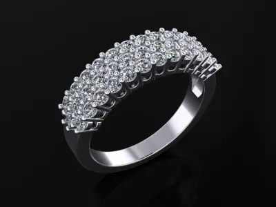 Wedding Band 01 3D print model