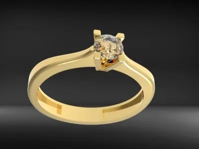 Engagement Ring  3D print model