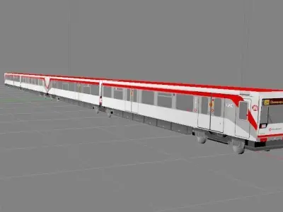 Bombardier DT4 - Hochbahn Hamburg 3D model