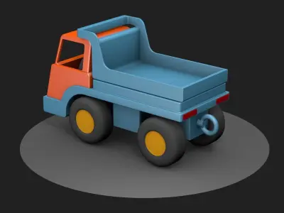 Toy DUMP truck 3D model