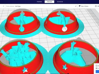 Christmas Bell  3D print model