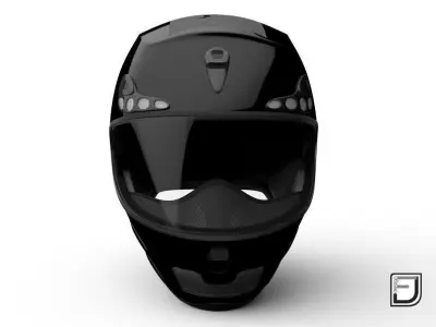 Black Helmet 3D model