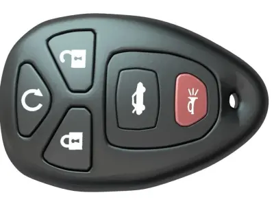 car key Low-poly 3D model