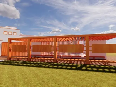 Kindergarten-GREEN WONDERLAN 3D model