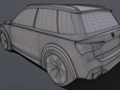 Crossover Car 3D model purchase
